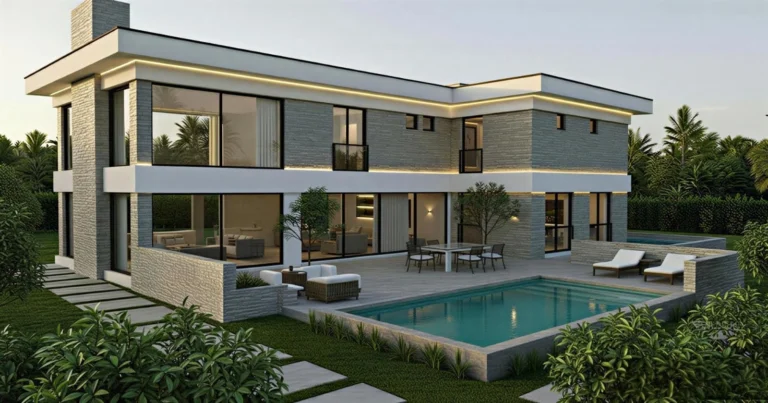 kocaeli derince kasikci 2 kat modern villa projesi render mst mimarlik