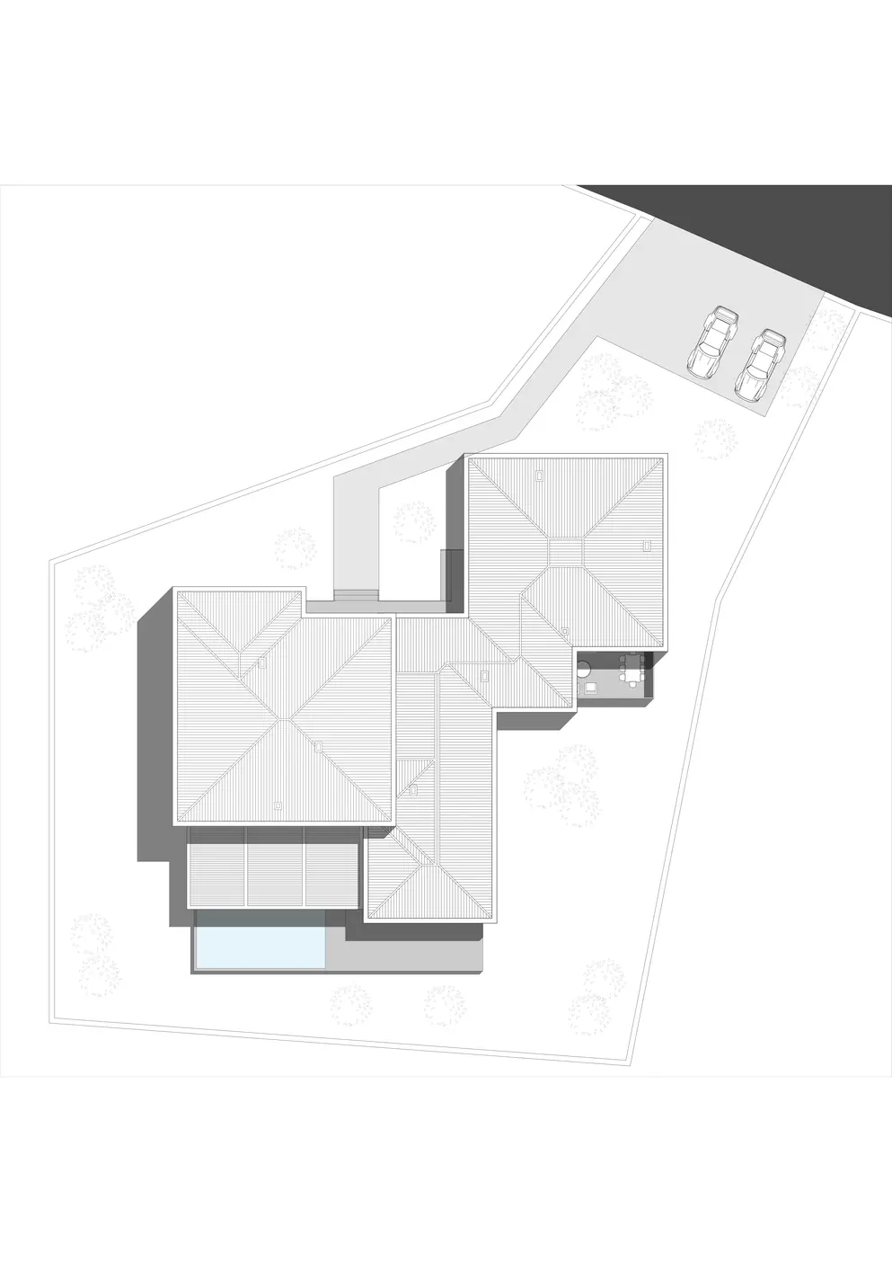 kocaeli izmit baglica 500 m2 villa ruhsat proje tasarimi mst mimarlik vaziyet plani