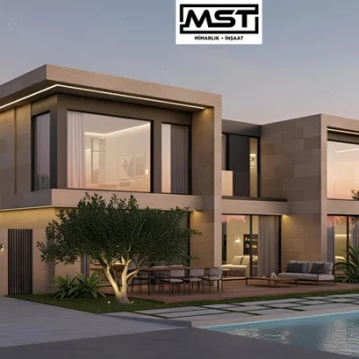 kocaeli derince tahtali 2 kat havuzlu villa proje tasarimi mst mimarlik